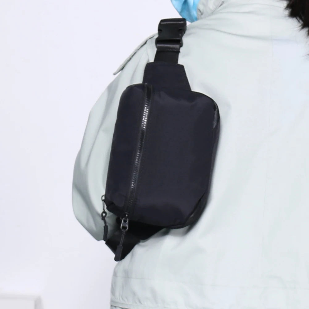 Nylon Solid Waist Pack Women?s Shoulder Crossbody Chest Bags