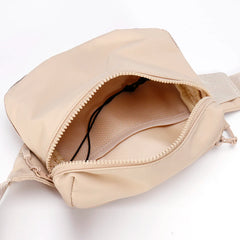 Nylon Solid Waist Pack Women?s Shoulder Crossbody Chest Bags