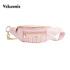 Leather Lady Belt Bags Waist Bag for Women