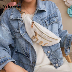 Leather Lady Belt Bags Waist Bag for Women
