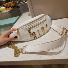 Leather Lady Belt Bags Waist Bag for Women