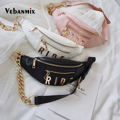 Leather Lady Belt Bags Waist Bag for Women
