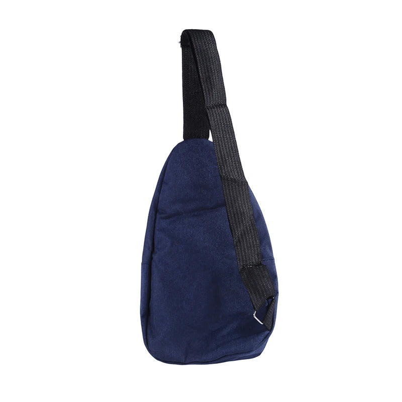 Canvas Chest Bag Small Crossbody Hip Hop Streetwear Fanny Pack Multifunction