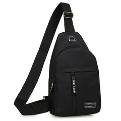 Canvas Chest Bag Small Crossbody Streetwear Fanny Pack Multifunction Mini Belt