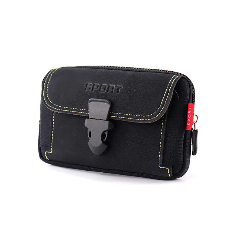 Men's Waterproof Waist Pack Travel Purse Zipper Tactical Sport Fanny Pack