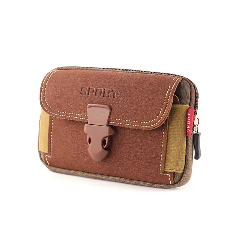 Men's Waterproof Waist Pack Travel Purse Zipper Tactical Sport Fanny Pack