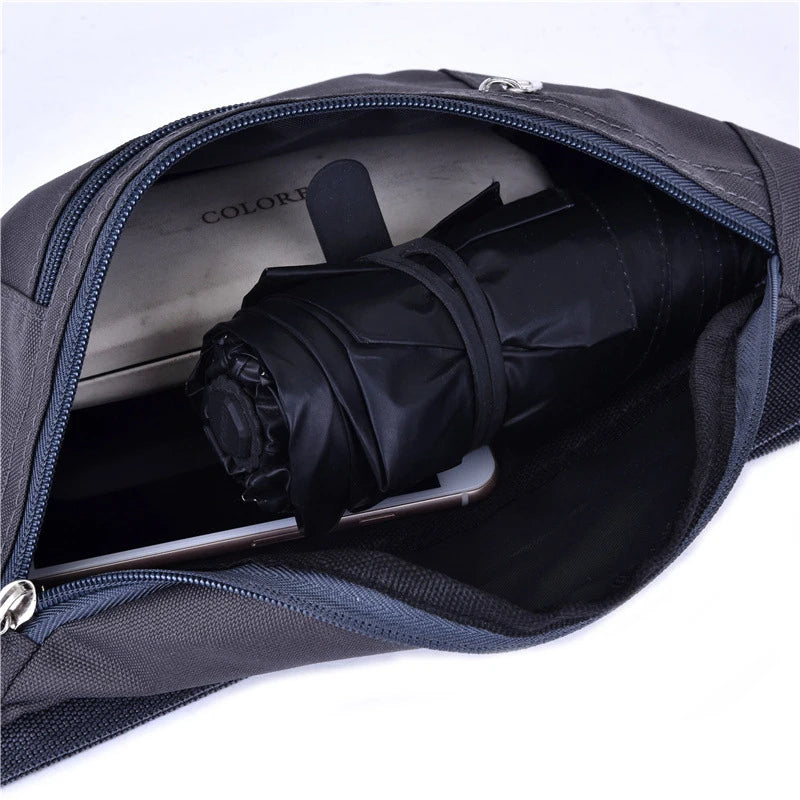 Waist Packs Men Women Unisex Belt Money Pouch Wallet Zip Travel