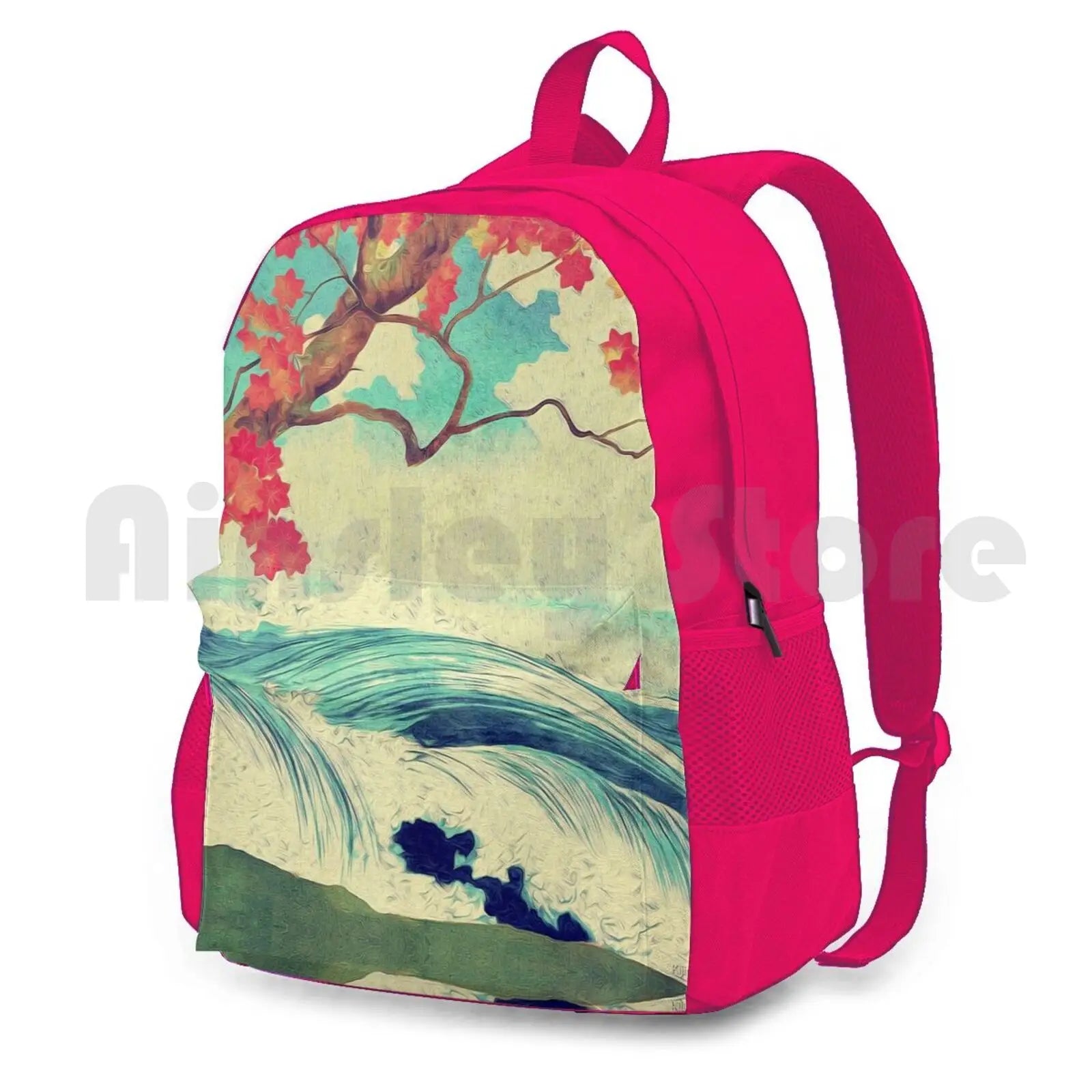 Outdoor Hiking Backpack Waterproof Camping Travel Ocean Shore