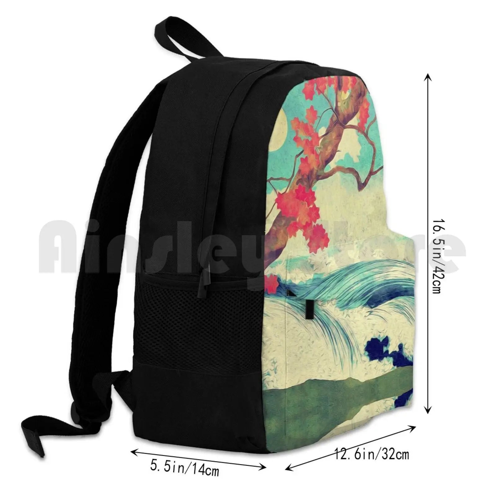 Outdoor Hiking Backpack Waterproof Camping Travel Ocean Shore