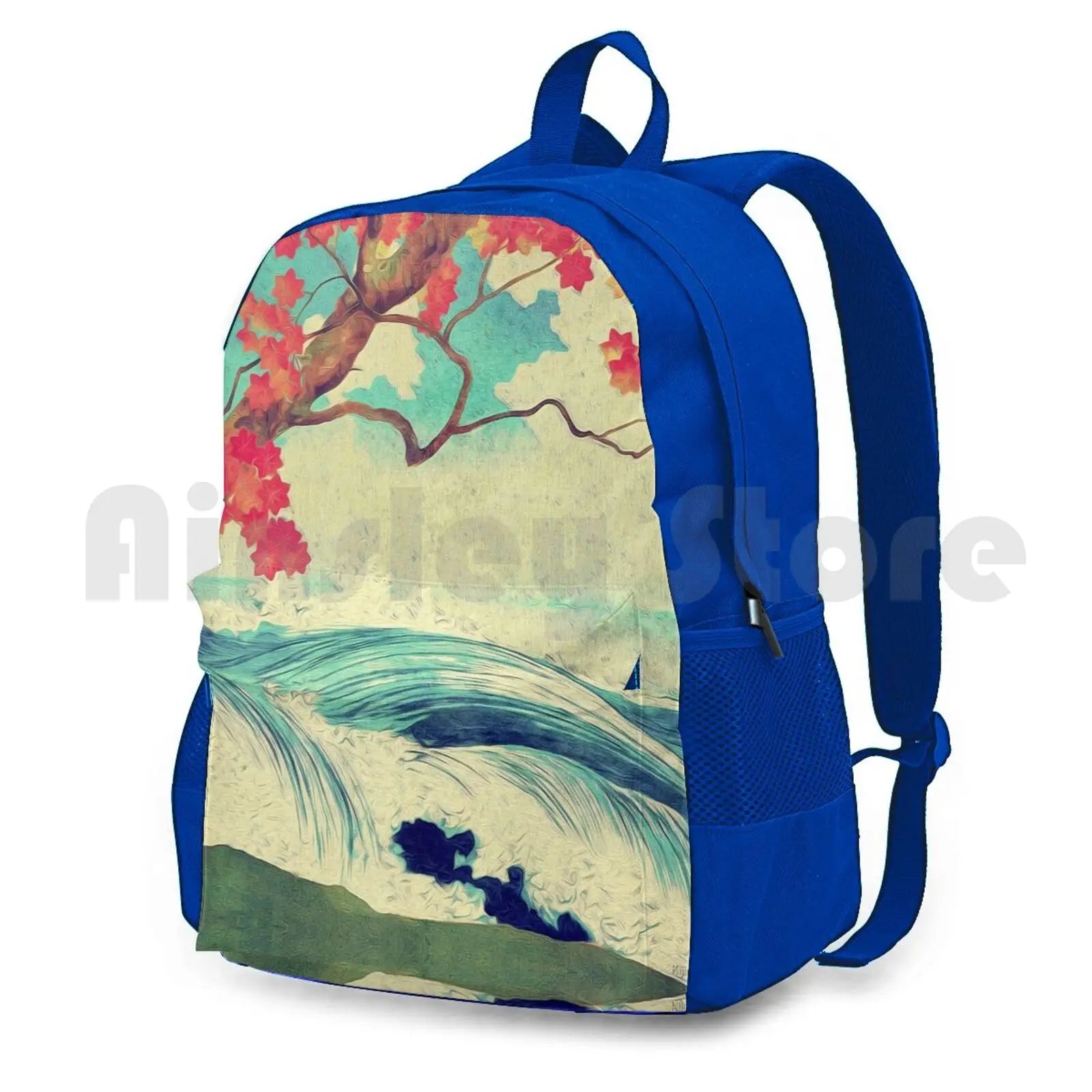 Outdoor Hiking Backpack Waterproof Camping Travel Ocean Shore