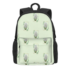 Watercolor Flowers Backpacks Men's and Women's School Bag