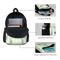 Watercolor Flowers Backpacks Men's and Women's School Bag