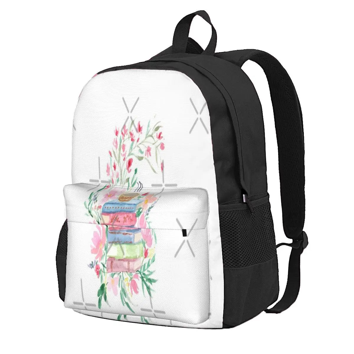Floral Watercolor Backpack