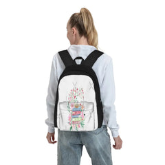 Floral Watercolor Backpack