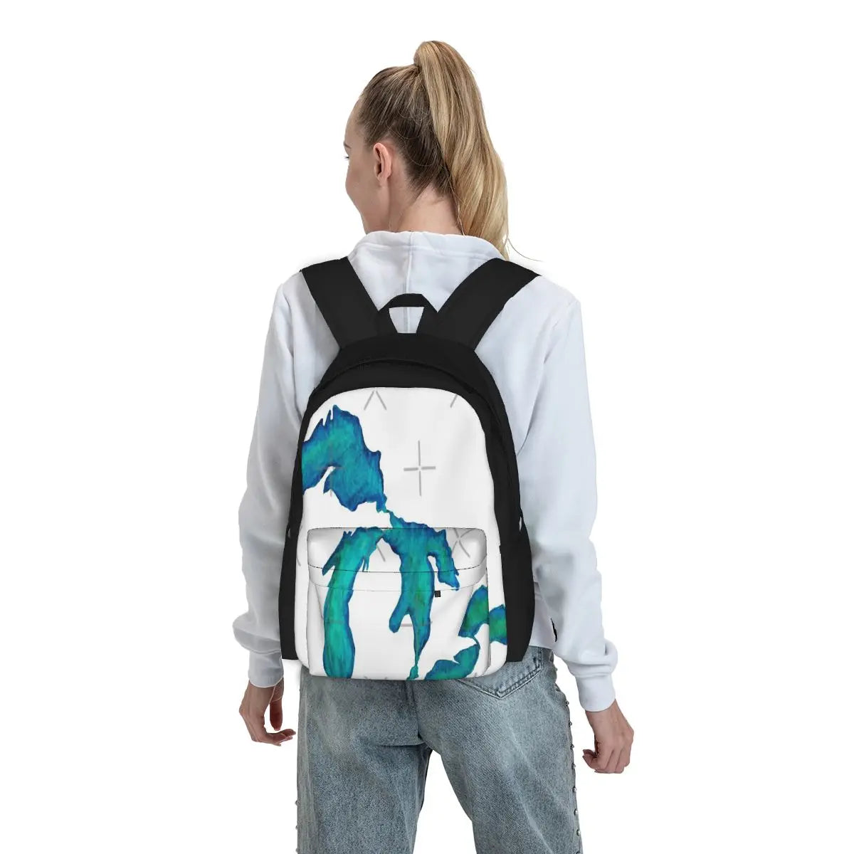 Great Lakes Watercolor Backpacks for Men, Women, and Kids