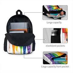 Watercolor Lgbt Love Wins Backpacks Men's Women's Plain Girls