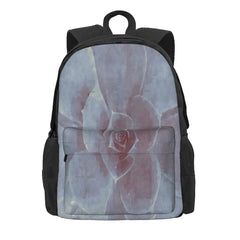 Watercolor Succulent Backpacks Men's & Women's Recycled Waterproof Bag