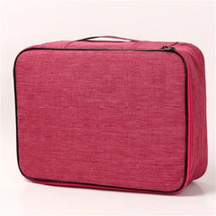 Waterproof Business Briefcase Bag Organizer Oxford Men Document Holder