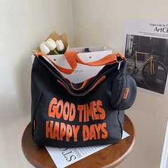 Waterproof Canvas Crossbody Bags for Women Handbags Shoulder Bag Pouch Ladies