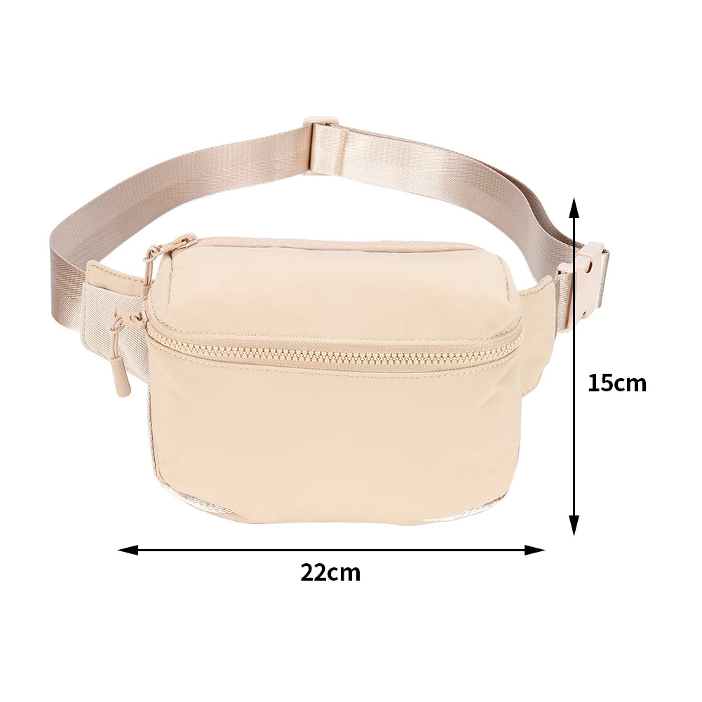 Waterproof Crossbody Chest Bags Casual Unisex Sport Purse Pocket Multi-function