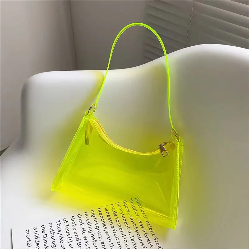 Waterproof Transparent Bags Women Handbags PVC Purse Single Shoulder PVC Handbag