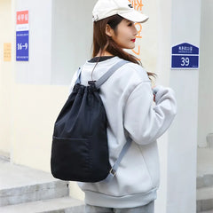 Waterproof Drawstring Backpack Lightweight Camping Beach Sport