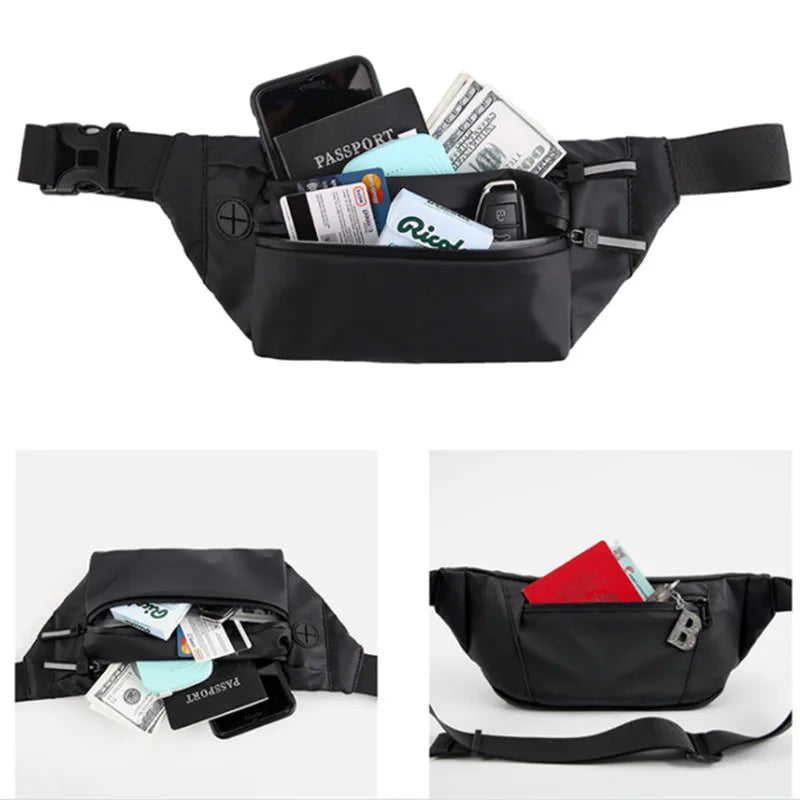 Waterproof Man Waist Bag Chest Pack Outdoor Sport Crossbody Bag