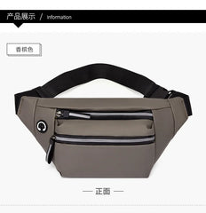 Waterproof Man Waist Bag Chest Pack Sports Crossbody Bag