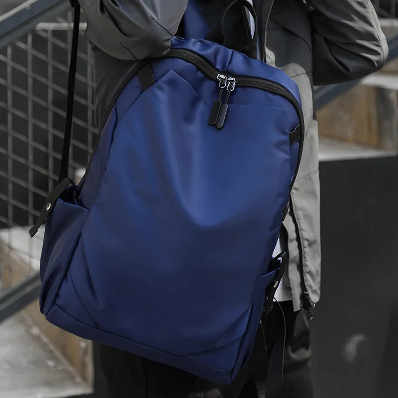 Waterproof Men Backpack USB Charging Large Capacity Teenager Boys Travel Rucksac