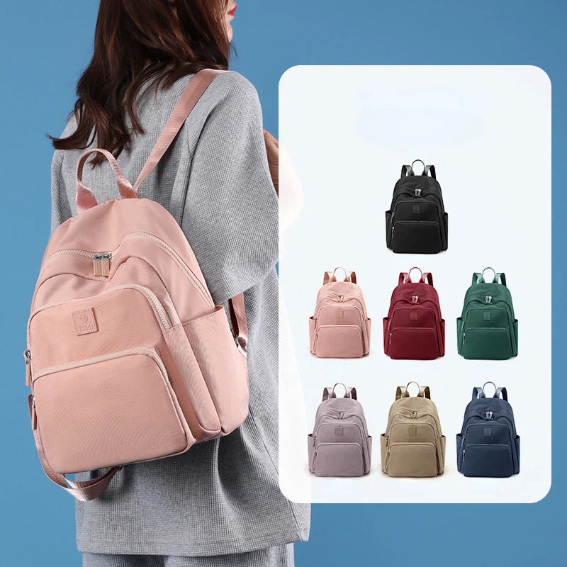Waterproof Nylon Backpack Women's Backpack for Teens Girls