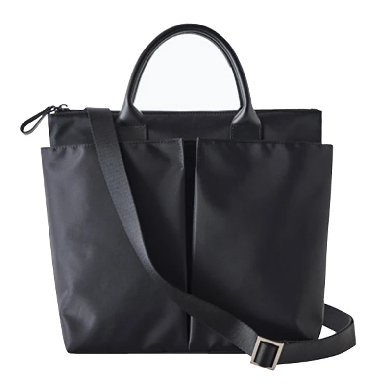Waterproof Nylon Portable Briefcase Women's Professional Shoulder Bag