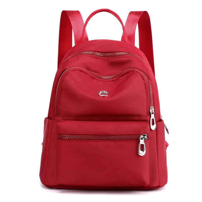 Waterproof Nylon Shoulder School Bags Women Girls Casual Backpack Travel Bagpack