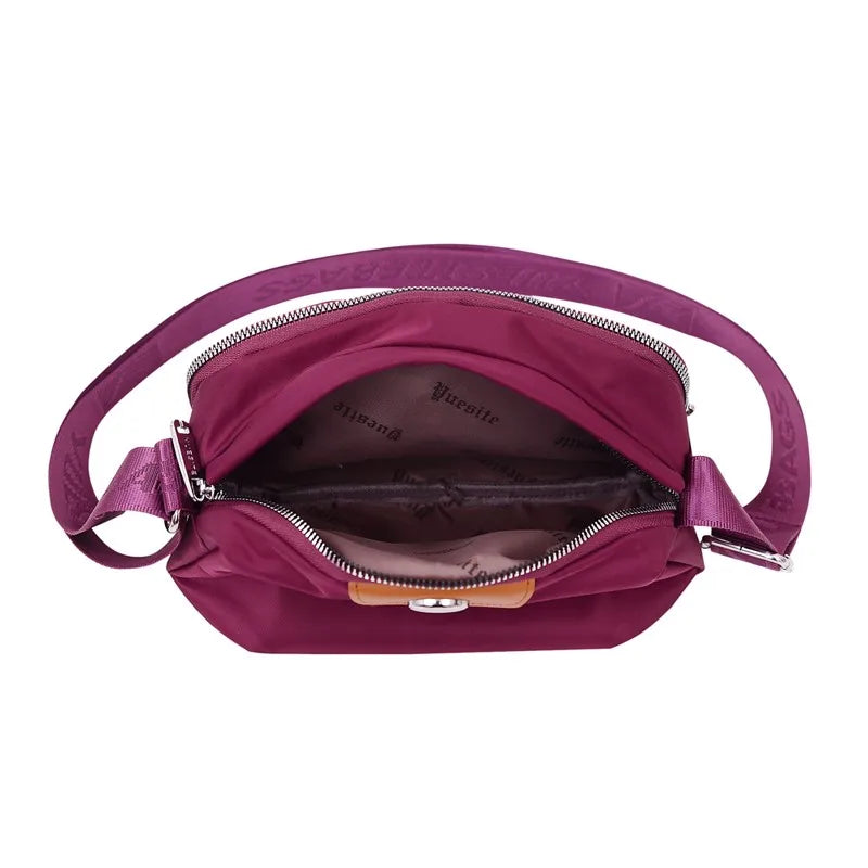Waterproof Nylon Women Crossbody Bag Female Messenger Bag Shoulder Bags