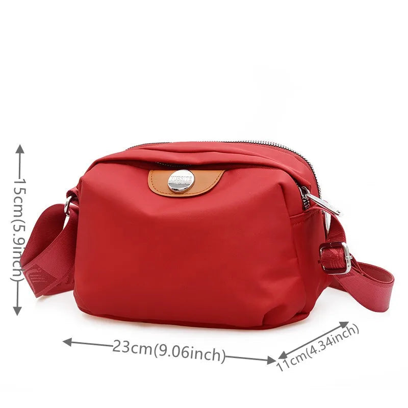 Waterproof Nylon Women Crossbody Bag Female Messenger Bag Shoulder Bags