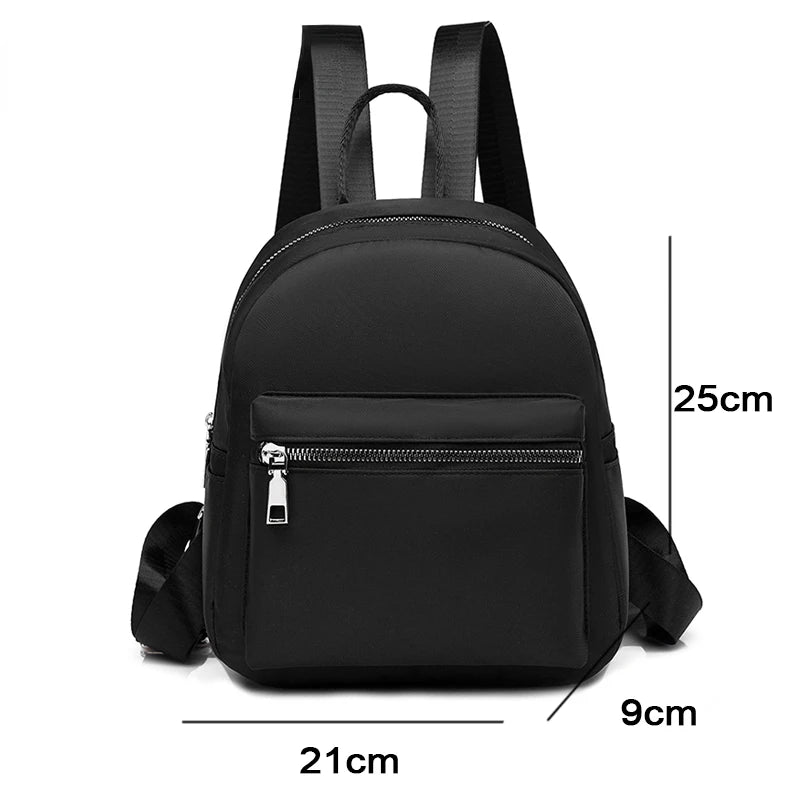 Waterproof Oxford Backpack Women School Bags Female Travel Bag Mini Backpack