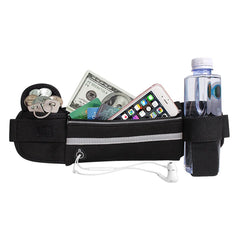 Waterproof Running Waist Bag Canvas Sports Jogging Portable Phone Holder Belt Ba