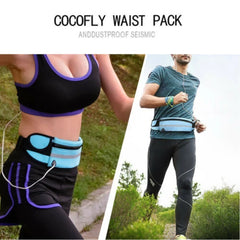 Waterproof Running Waist Bag Canvas Sports Jogging Portable Phone Holder Belt Ba