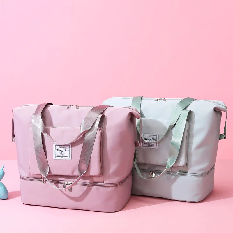 Waterproof Sports Fitness Bag Dry/Wet Separation Handbag Outdoor Duffle Bag