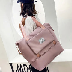 Waterproof Gym Yoga Bag Adjustable Duffle Handbag for Women
