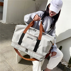Waterproof Travel Bag Large Capacity Foldable Luggage Bag Travel Fitness Handbag