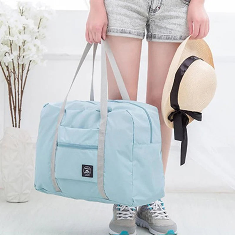 Waterproof Travel Bag Unisex Foldable Duffle Bag Large Capacity Portable Luggage