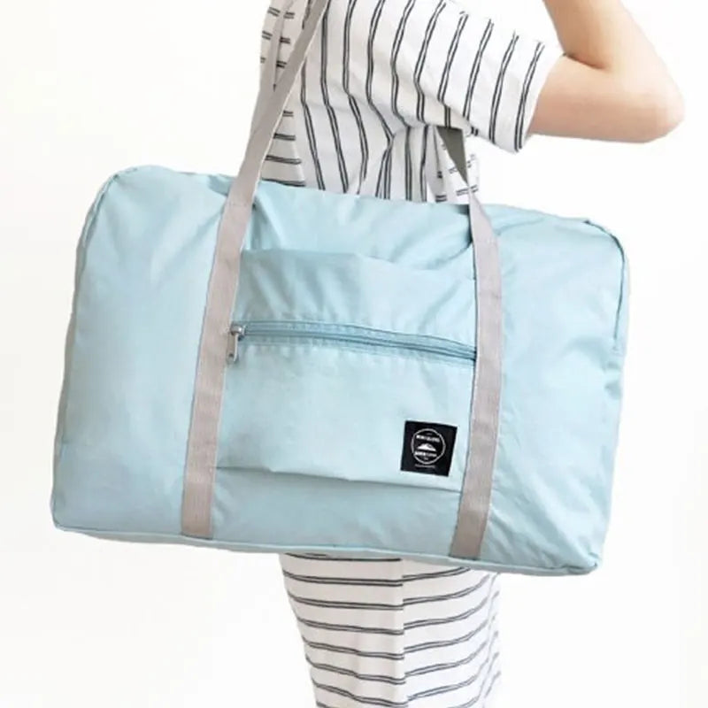 Waterproof Travel Bag Unisex Foldable Duffle Bag Large Capacity Portable Luggage