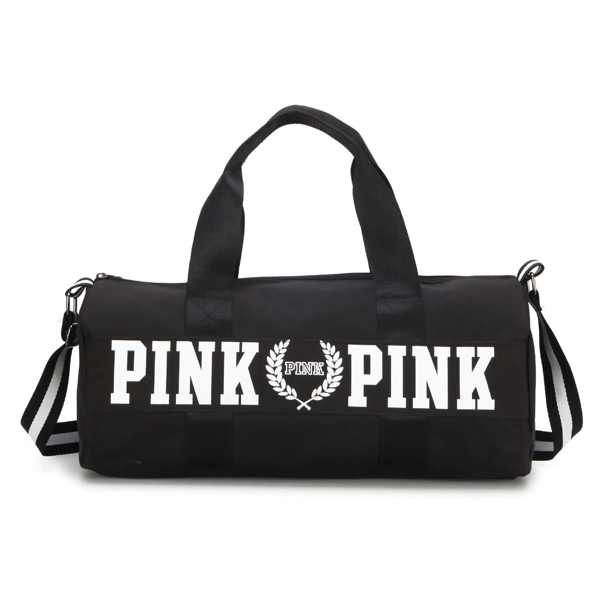 Waterproof Gym Bag for Women & Men Pink Nylon Handbags