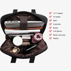 Waterproof Women Business Backpack for 13.4 Inch Laptop