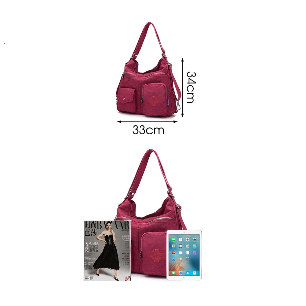 Waterproof Women Shoulder Bag Handbags High Nylon Female 11 Backpack