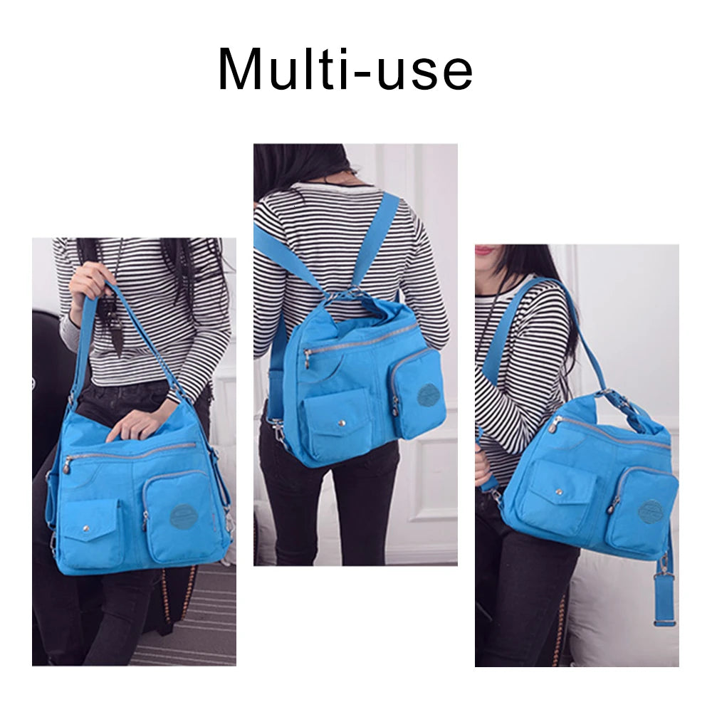 Waterproof Women Shoulder Bag Handbags High Nylon Female 11 Backpack