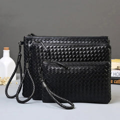 Vintage Leather Business Briefcase Shoulder Bag for Men