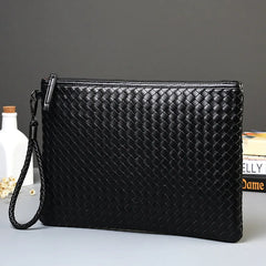 Vintage Leather Business Briefcase Shoulder Bag for Men