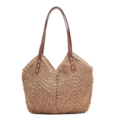 Bohemian Straw Weave Tote Bag for Women Summer Beach