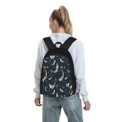 Whales Watercolor Backpack Men's Women's Kids Print School Bag